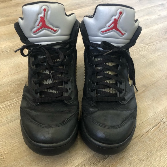 Jordan 5 Retro Metallic 2011 Nike Black 136027-010 OG No Box Mens - Size 13 main image 8
